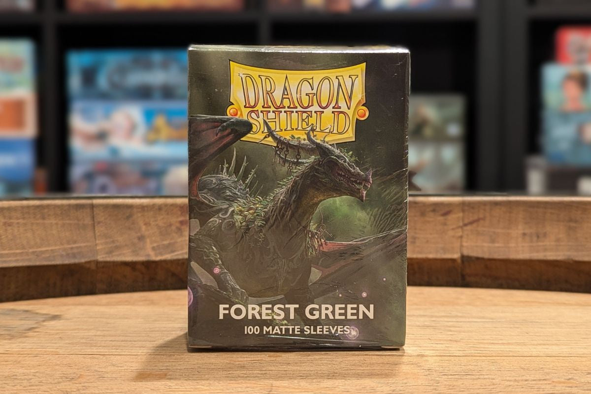 Dragon Shield Sleeves: Standard Matte - Forest Green 100CT