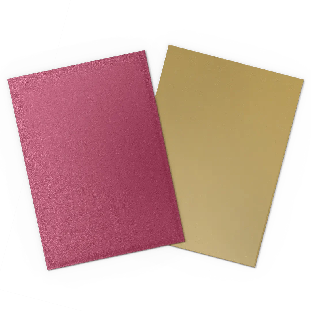 Dragon Shield Sleeves: Standard Matte Dual - Pomegranate & Gold 100CT
