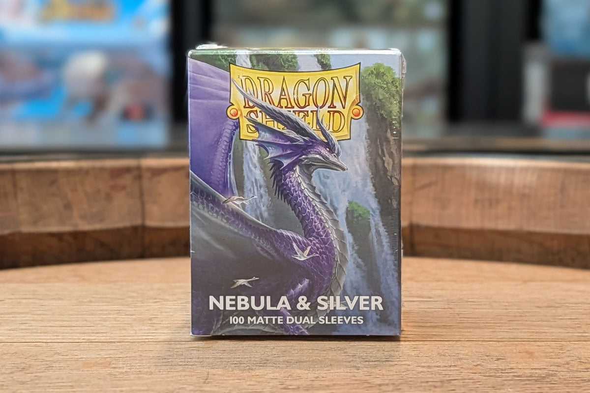 Dragon Shield Sleeves: Standard Matte Dual - Nebula & Silver 100CT
