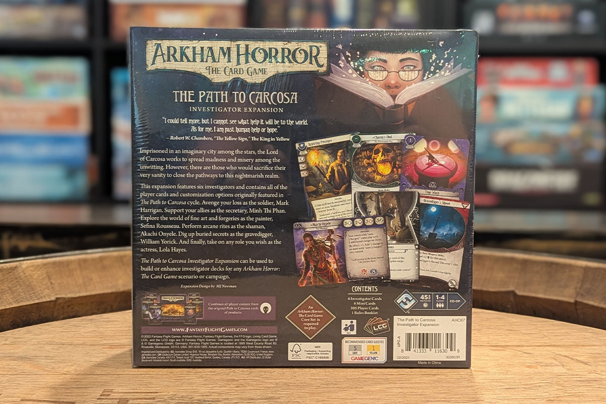 Arkham Horror: The Card Game - The Path to Carcosa Investigator Expansion