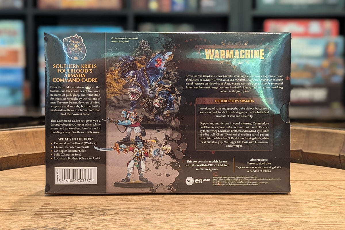 Warmachine: Southern Kriels - Foulblood's Armada Command Cadre