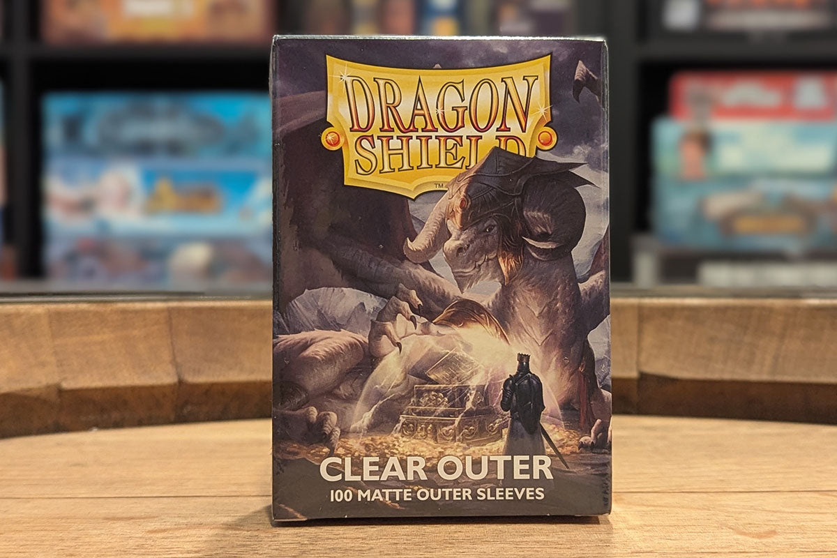 Dragon Shield Sleeves:  Outer Sleeves Matte - Clear 100CT