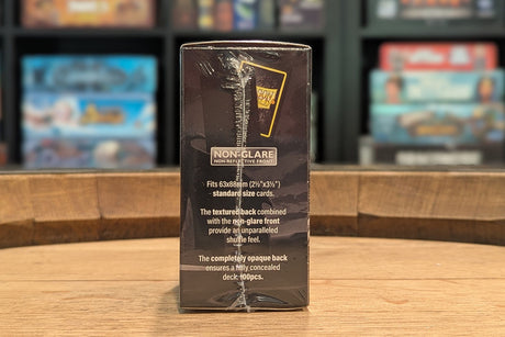 Dragon Shield Sleeves: Standard Non-Glare Matte - Black 100CT