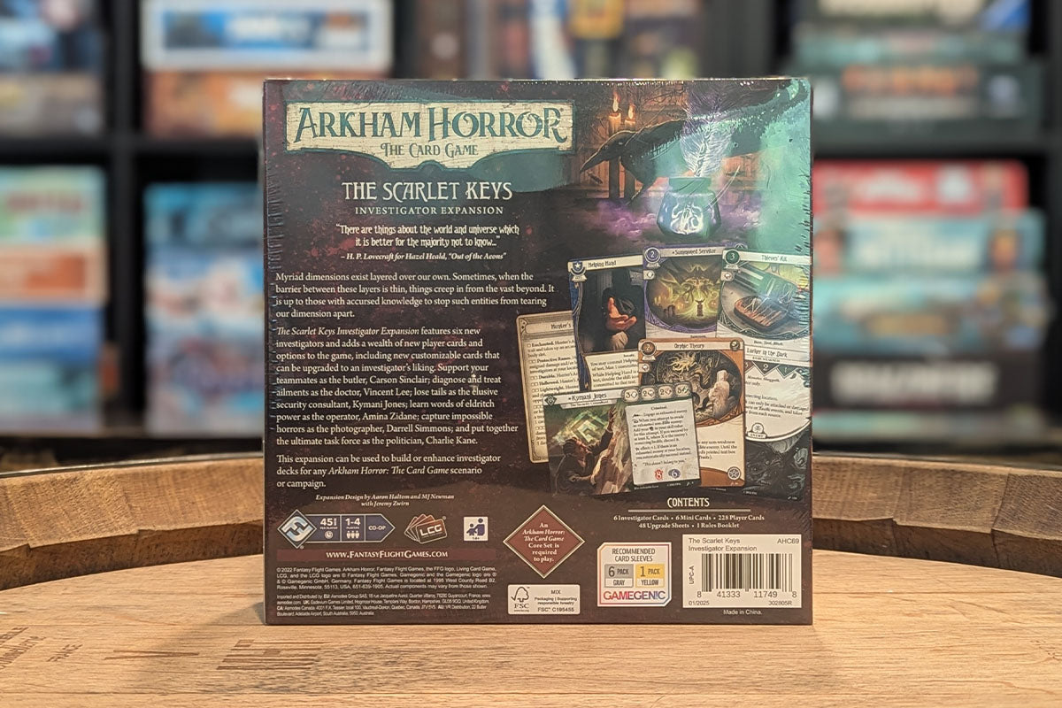 Arkham Horror: The Card Game - The Scarlet Keys Investigator Expansion