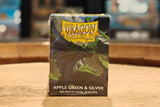 Dragon Shield Sleeves: Standard Matte Dual - Apple Green & Silver 100CT