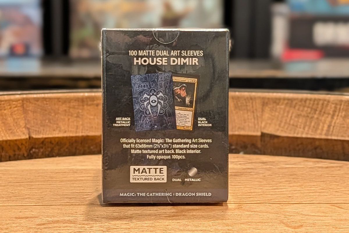 Dragon Shield: Art Dual Matte - Magic the Gathering: House Dimir 100ct