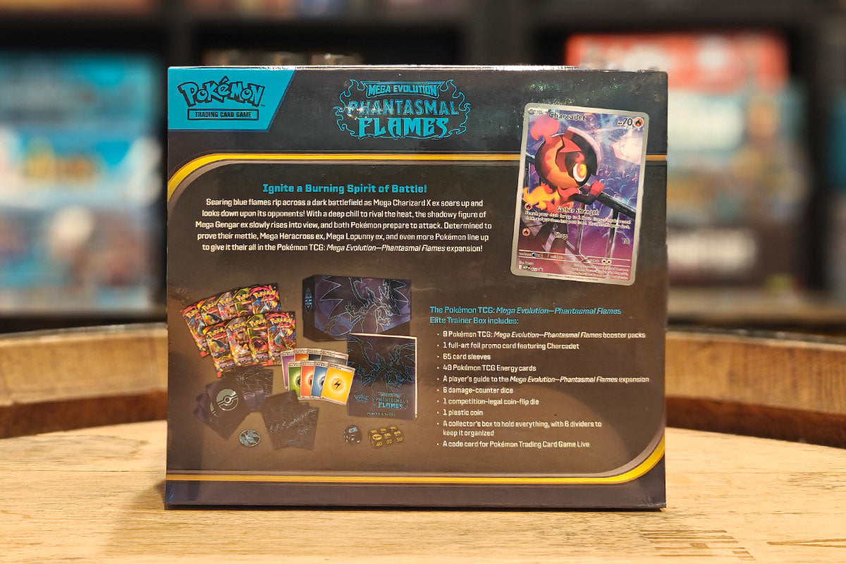Pokmon TCG: Phantasmal Flames - Elite Trainer Box Dragon Forge Games Pokmon TCG: Phantasmal Flames - Elite Trainer Box Dragon Forge Games