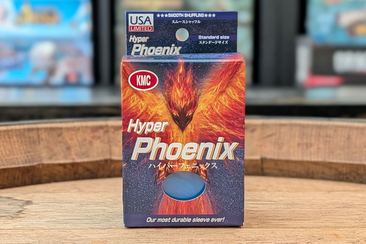 KMC: Premium Matte Sleeves - Full Sized  - Hyper Phoenix Blue 100ct