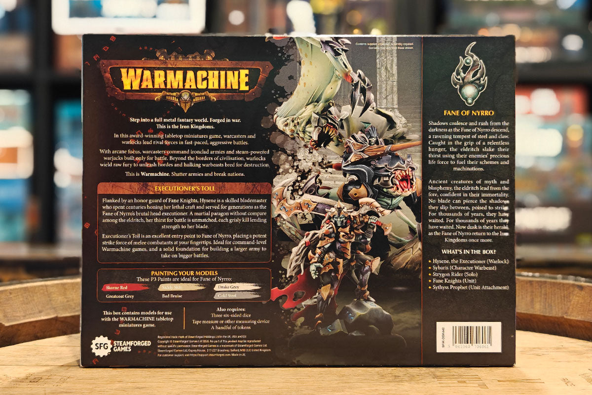 Warmachine: Dusk - Fane of Nyrro - Executioner’s Toll