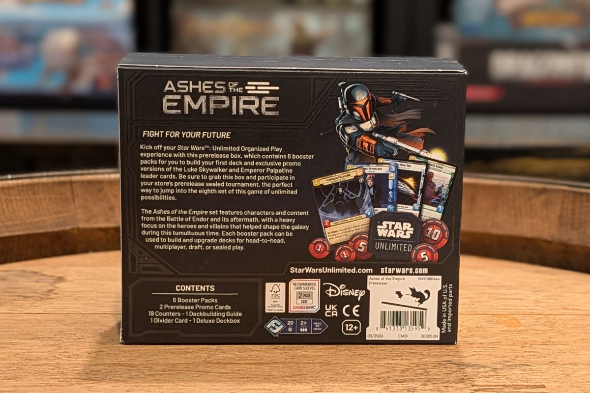 Star Wars: Unlimited - Ashes of the Empire: Prerelease Box