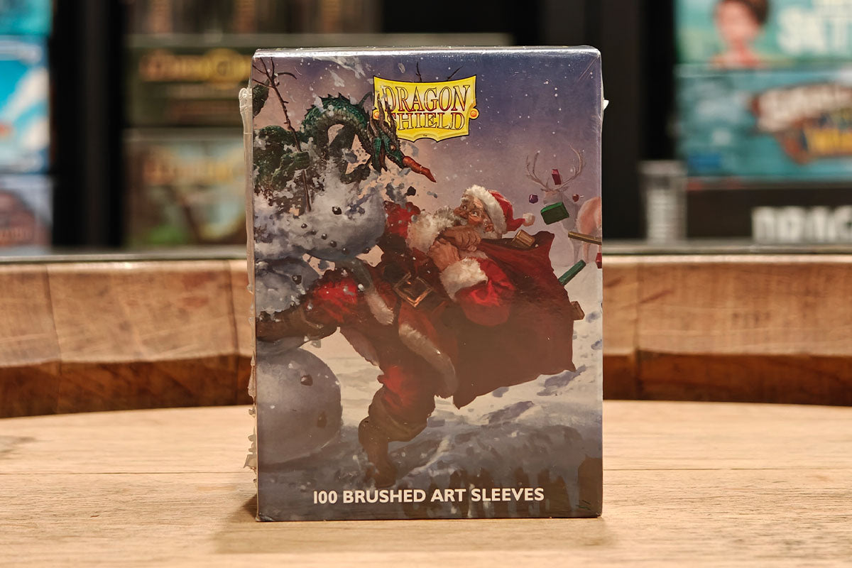 Dragon Shield Sleeves: Standard Brushed Art - Christmas Dragon 2025 100CT