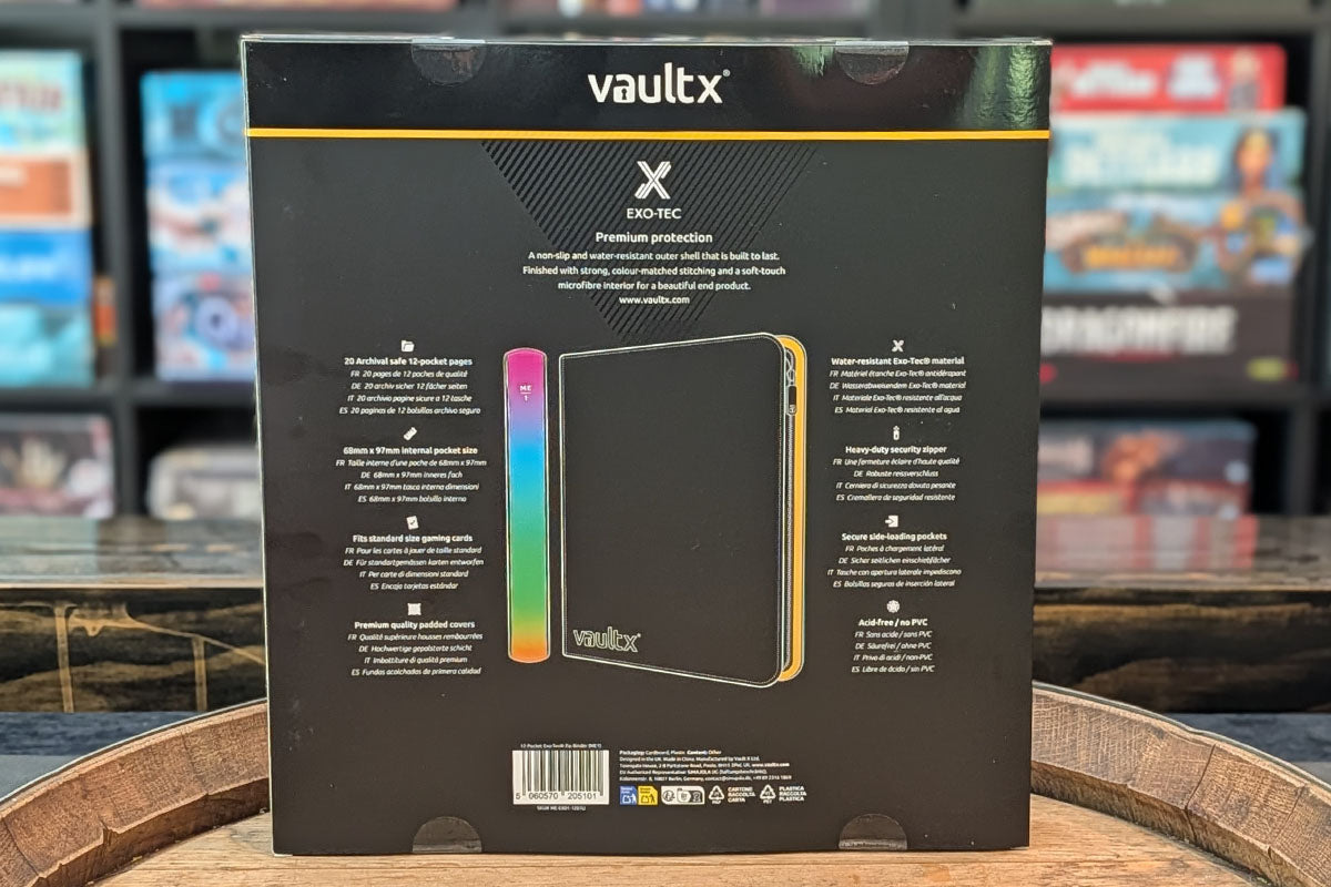 Vault X: 12-Pocket Exo-Tec Zip Binder