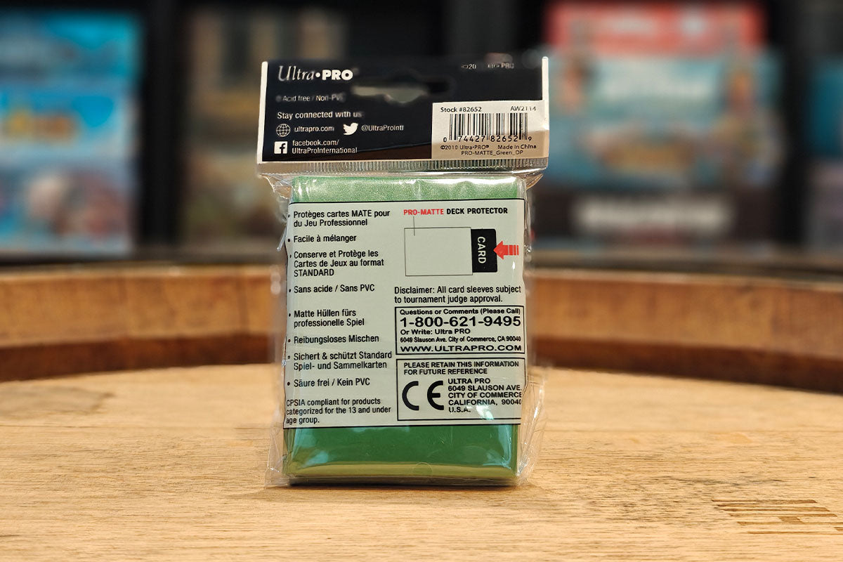 Ultra-Pro: Pro-Matte Sleeves - Standard Green 50CT