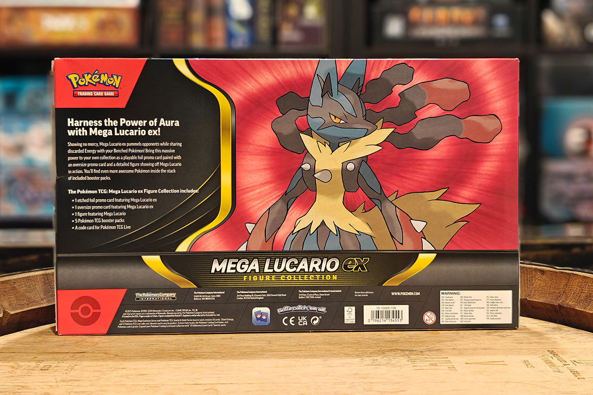 Pokémon TCG: Mega Lucario ex Figure Collection – Dragon Forge Games