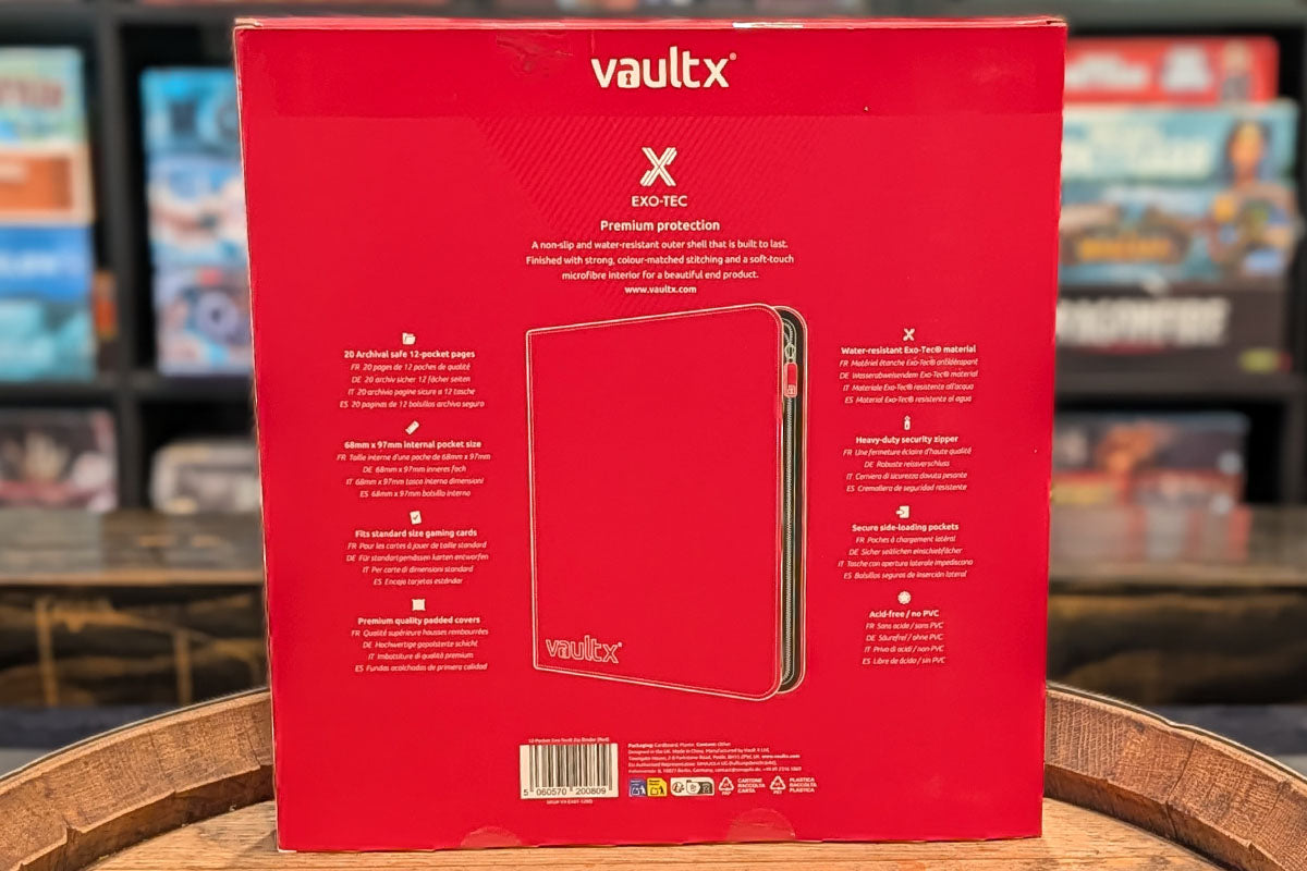 Vault X: 12-Pocket Exo-Tec Zip Binder