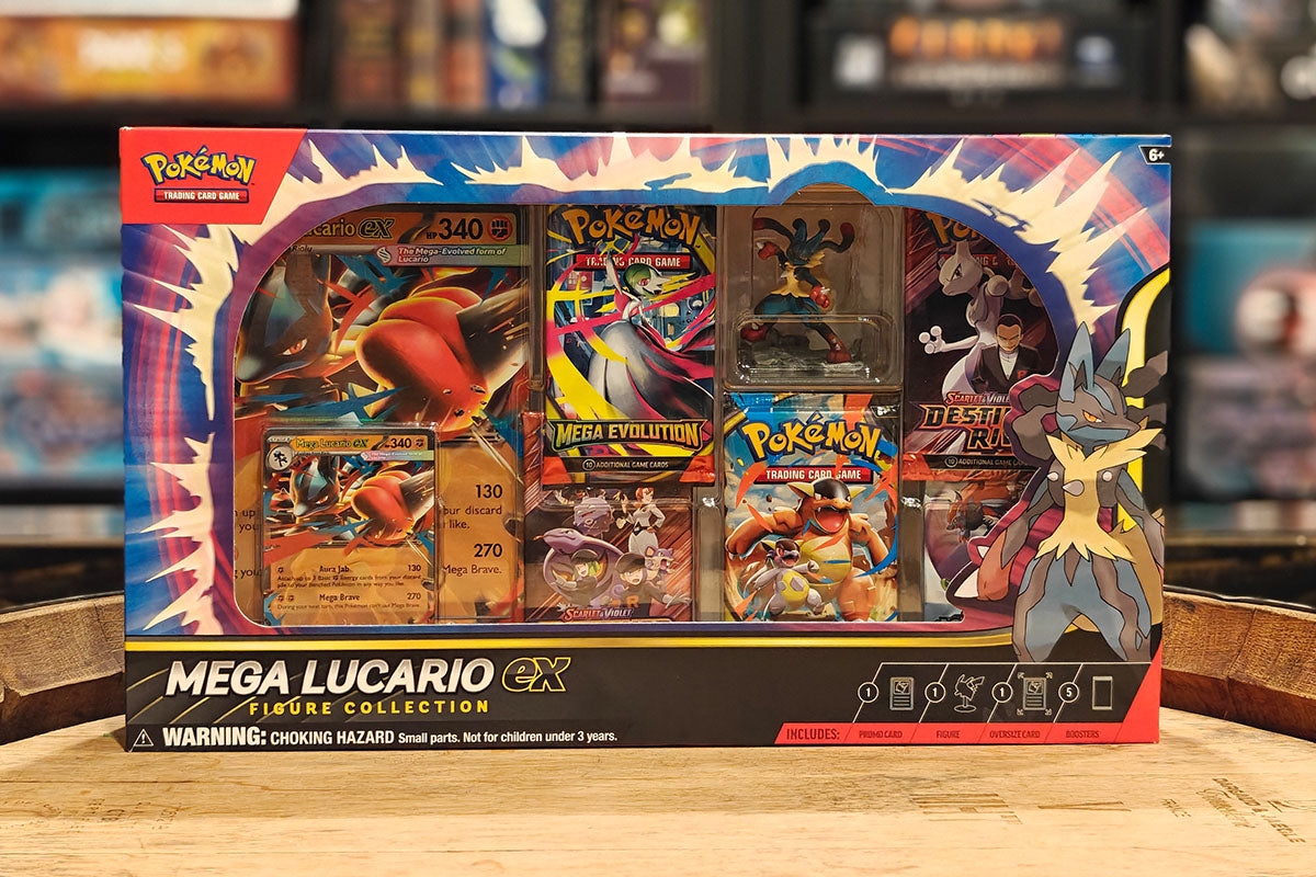 Pokémon TCG: Mega Lucario ex Figure Collection – Dragon Forge Games