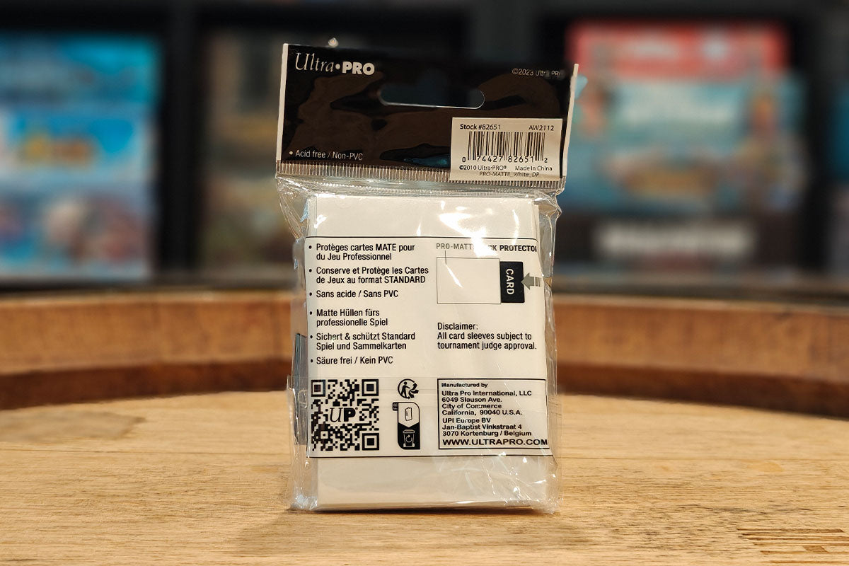 Ultra-Pro: Pro-Matte Sleeves - Standard White 50CT