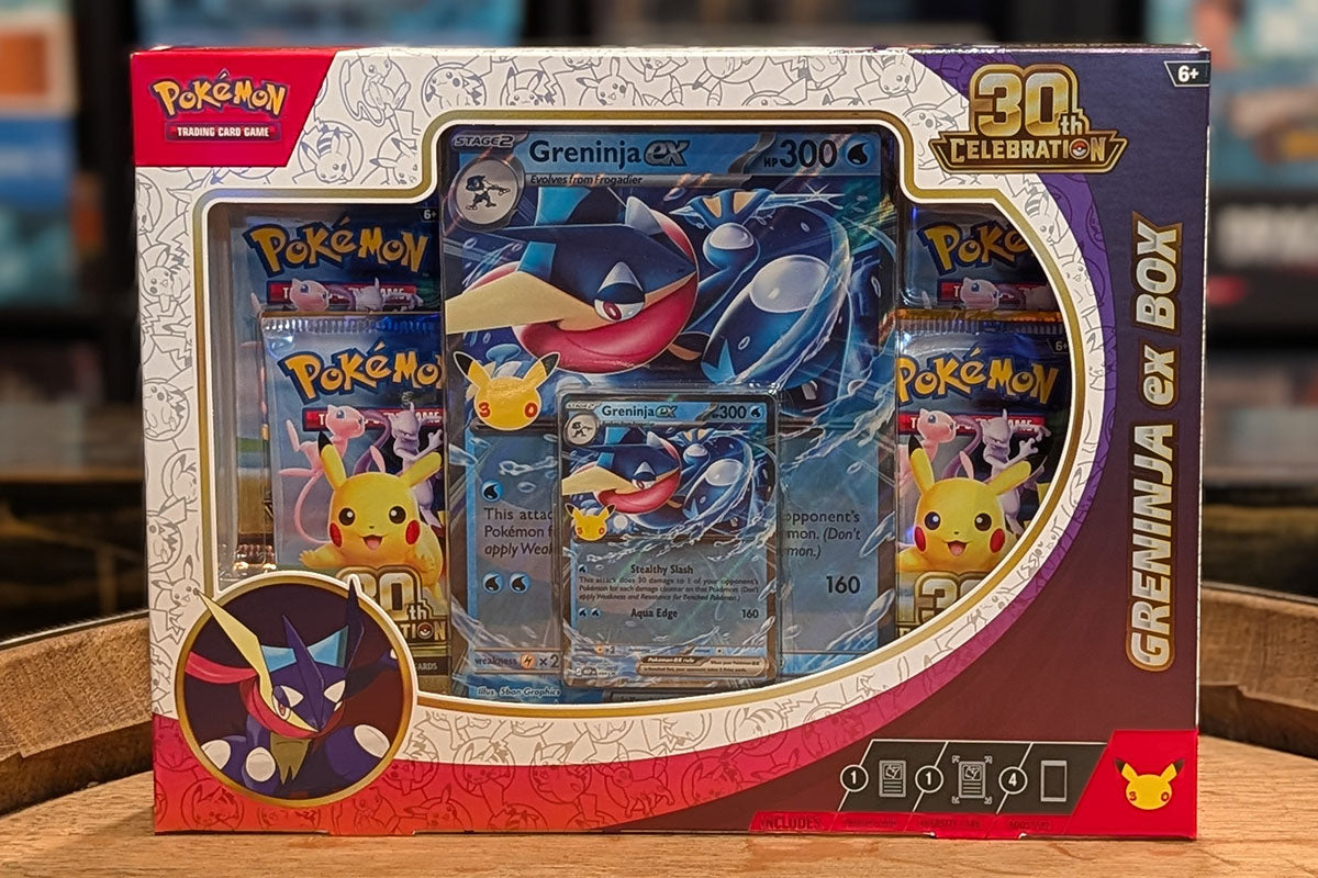 Pokémon TCG: 30th Celebration Greninja ex Box