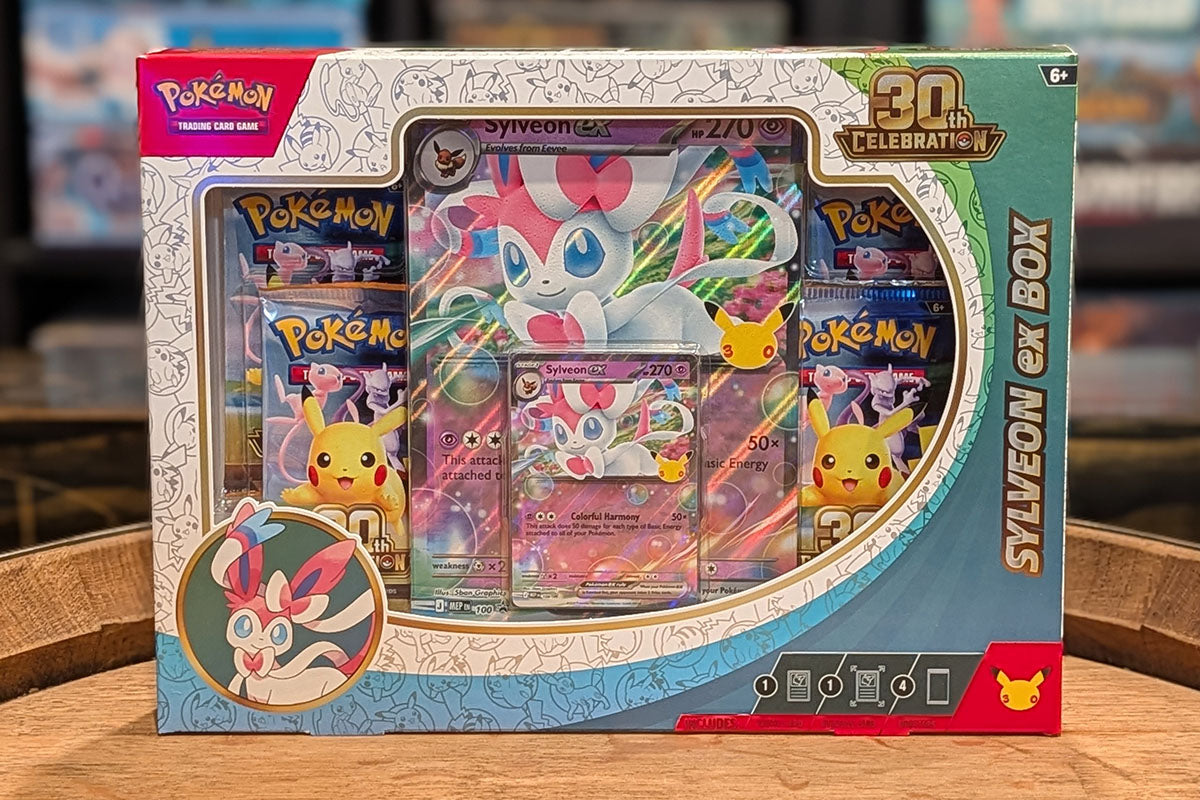 Pokémon TCG: 30th Celebration Sylveon ex Box