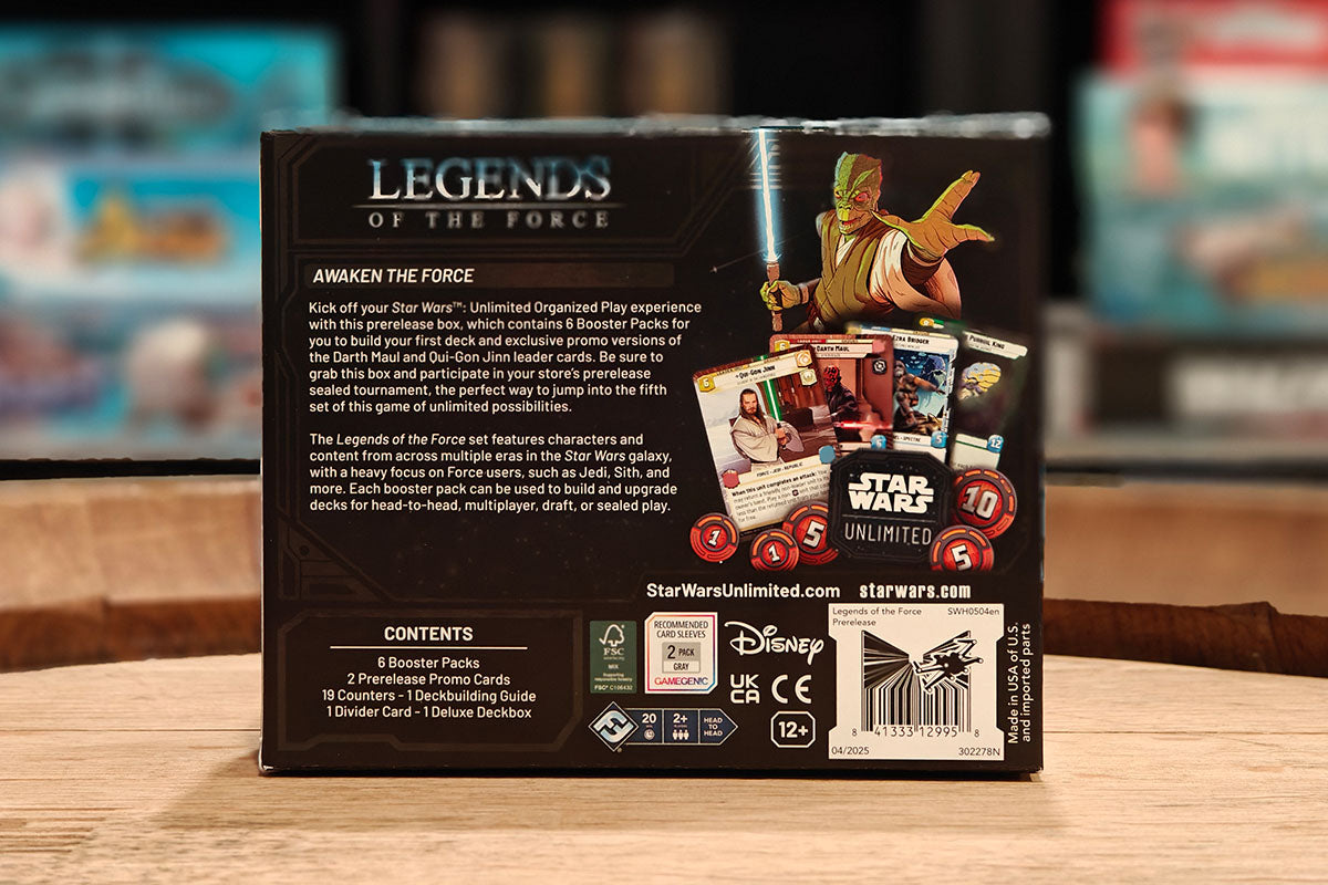 Star Wars: Unlimited -  Legends of the Force Pre-release Box