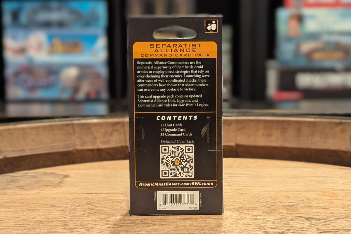 Star Wars: Legion - Separatist Alliance Command Card Pack