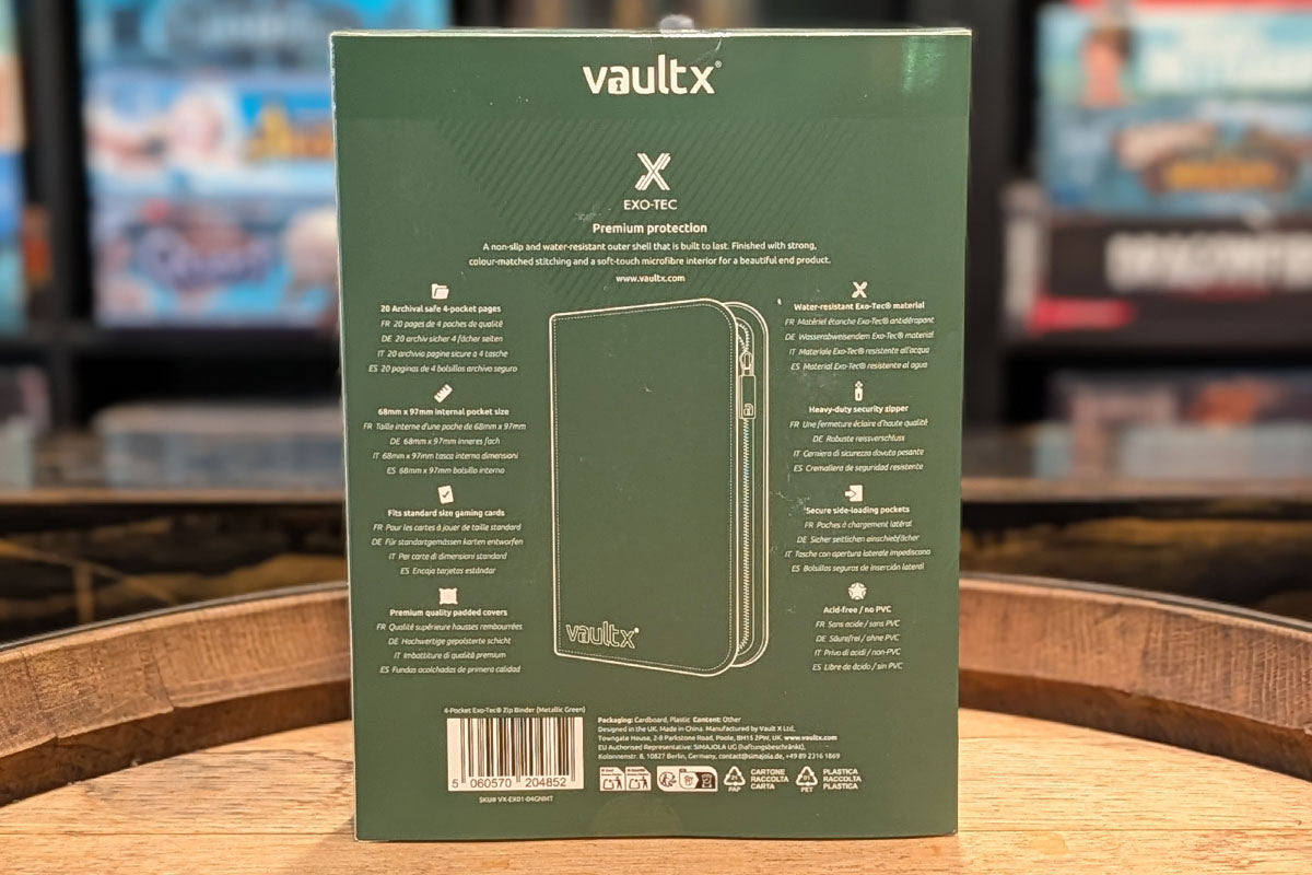 Vault X: 4-Pocket Exo-Tec Zip Binder