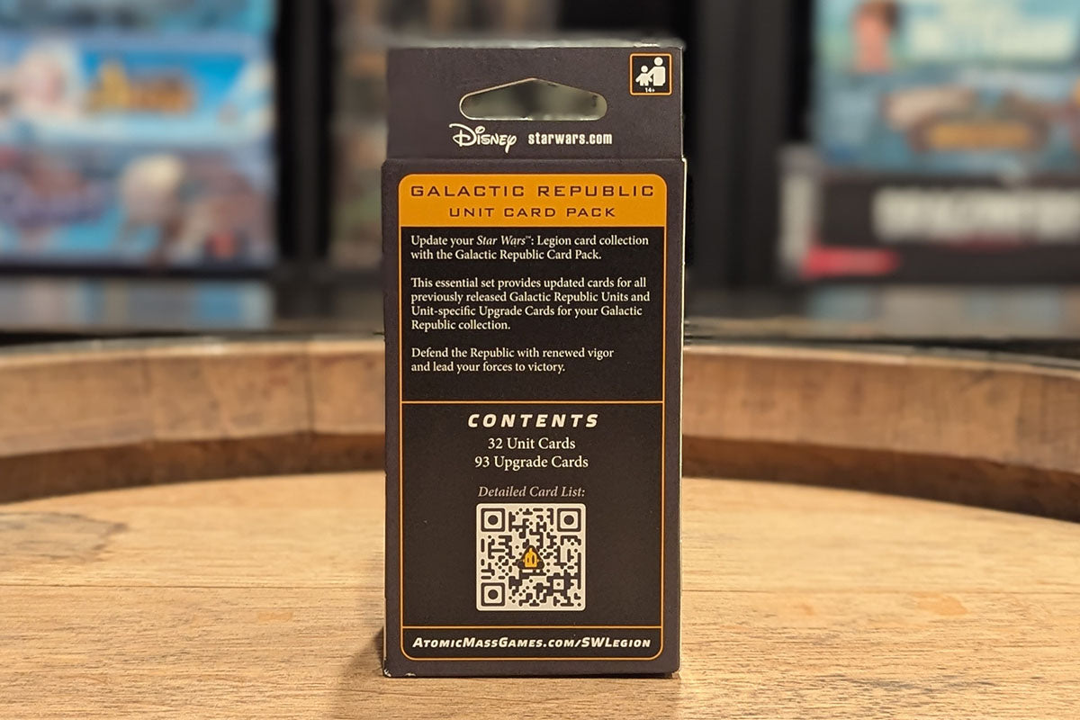 Star Wars: Legion - Galactic Republic Unit Card Pack