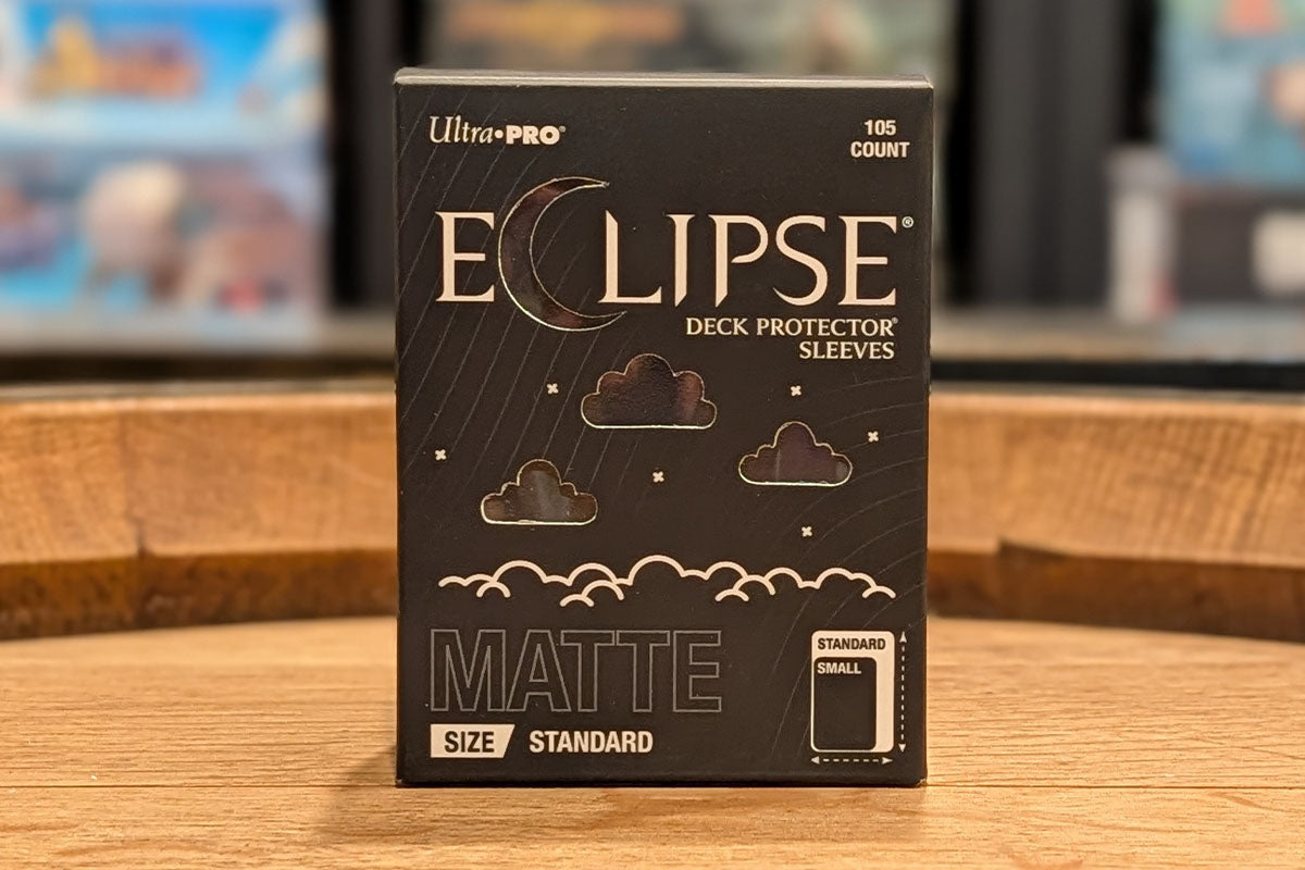 Ultra Pro: Eclipse Matte Standard - Deck Protector Sleeves - Jet Black 105CT