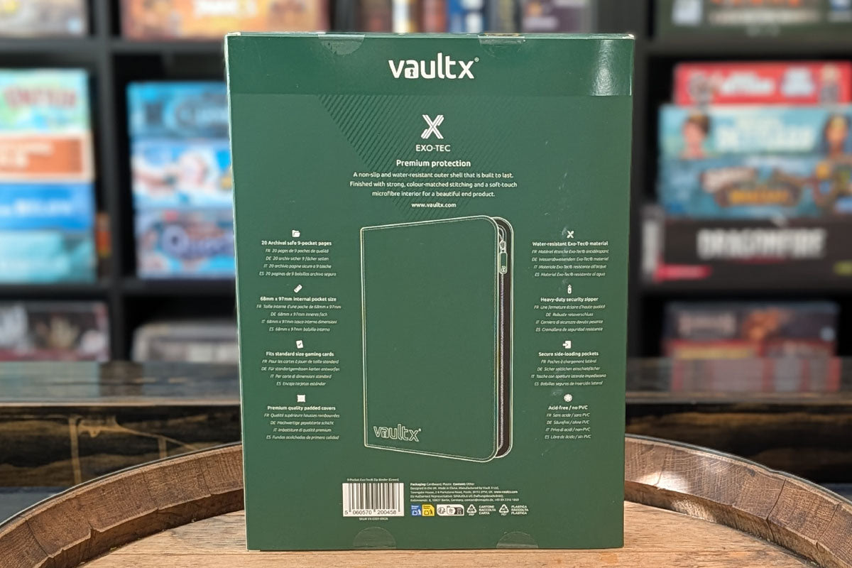 Vault X: 9-Pocket Exo-Tec Zip Binder