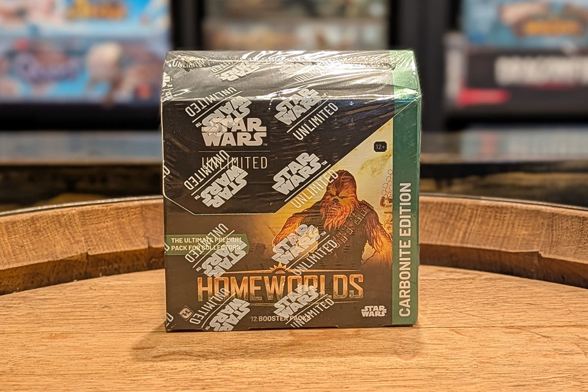 Star Wars: Unlimited – Homeworlds: Carbonite Booster Display
