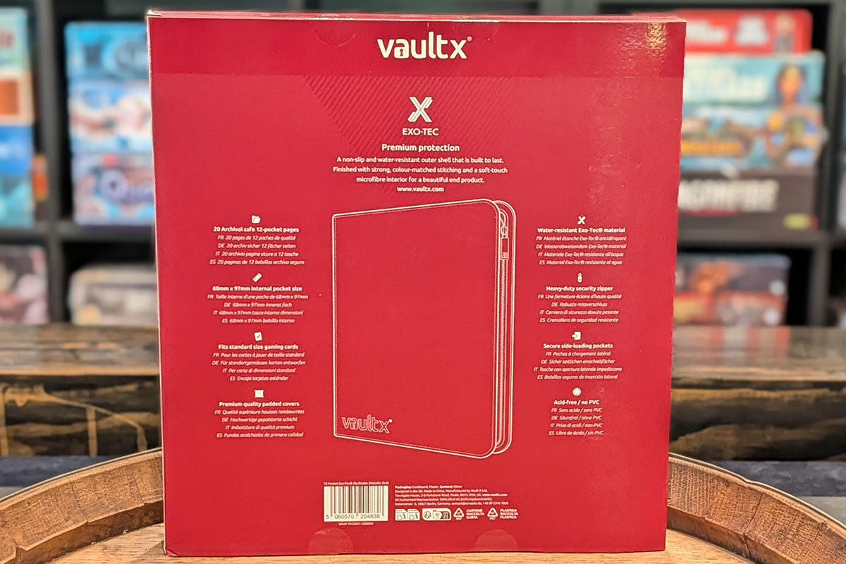 Vault X: 12-Pocket Exo-Tec Zip Binder