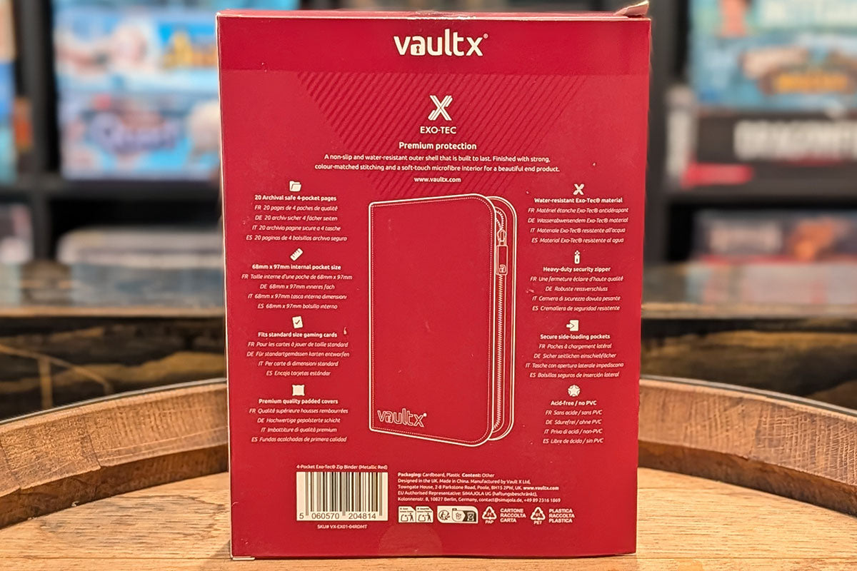 Vault X: 4-Pocket Exo-Tec Zip Binder