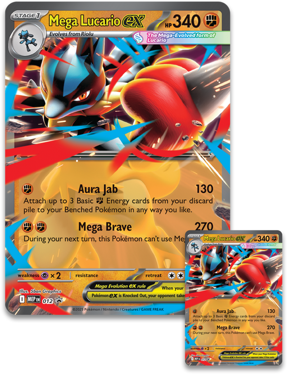 Pokémon TCG: Mega Lucario ex Figure Collection – Dragon Forge Games