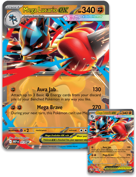 Pokémon TCG: Mega Lucario ex Figure Collection
