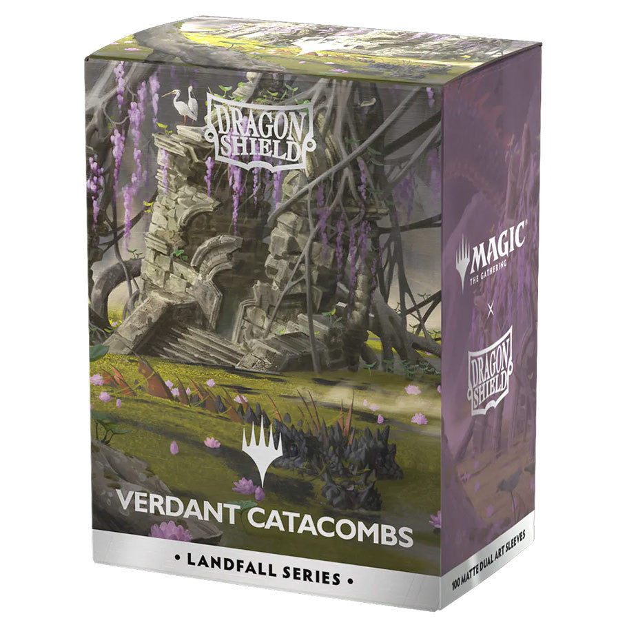 Dragon Shield: Dual Matte Art Sleeves - MtG Landfall Series - Verdant Catacomb 100CT