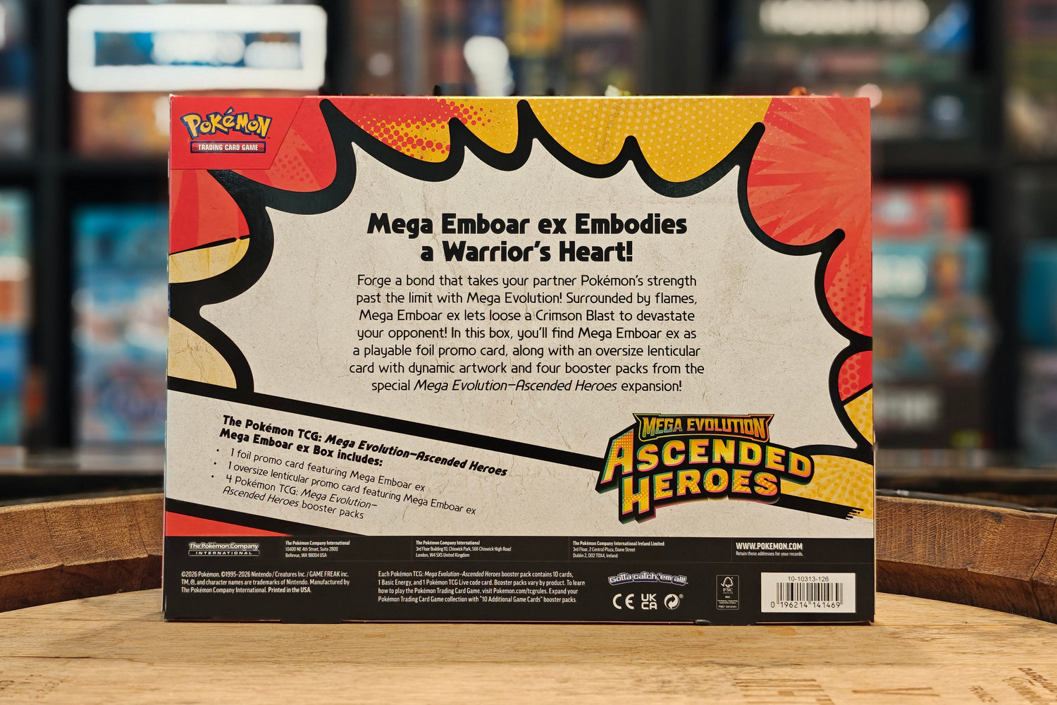 Pokmon TCG: Ascended Heroes - Mega Meganium/Emboar/Feraligatr ex Box Dragon Forge Games Pokmon TCG: Ascended Heroes - Mega Meganium/Emboar/Feraligatr ex Box Dragon Forge Games