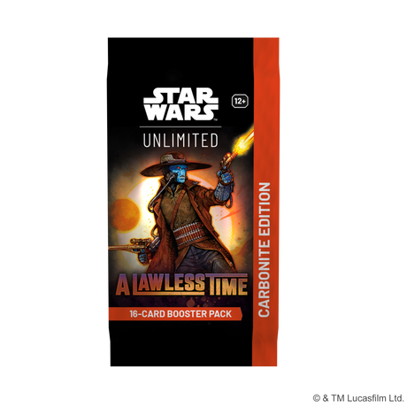 Star Wars: Unlimited - A Lawless Time Carbonite Booster Display