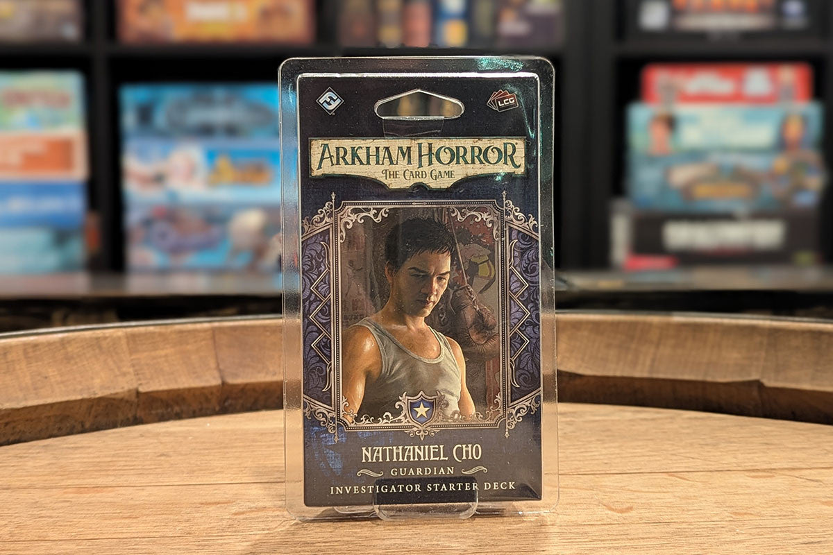 Arkham Horror: The Card Game - Nathaniel Cho Starter Deck Dragon Forge Games Arkham Horror: The Card Game - Nathaniel Cho Starter Deck Dragon Forge Games