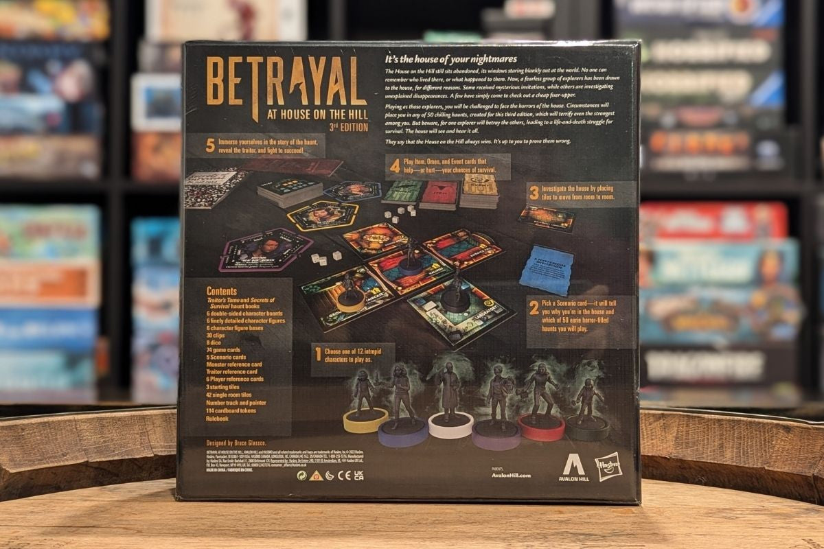 betrayal at house on the hill monsters Betrayal at House on the Hill 3rd Edition