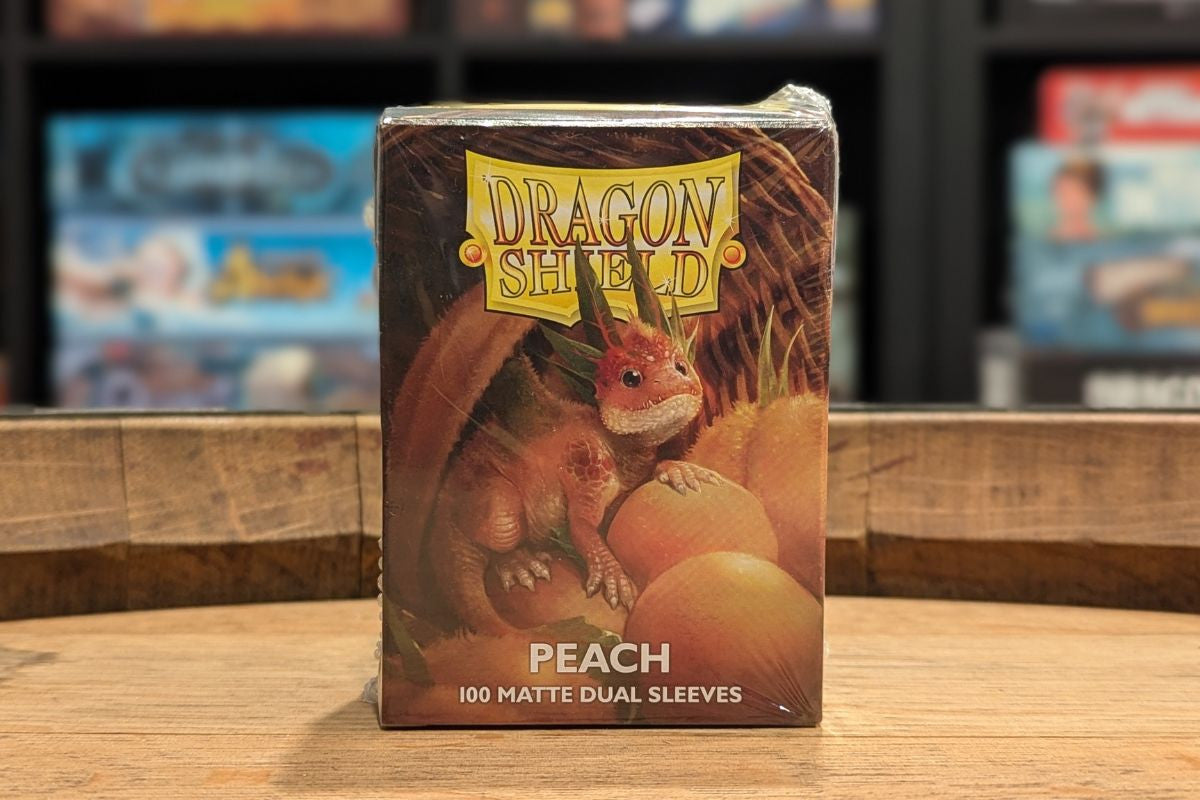 Dragon Shield Sleeves: Standard Matte Dual - Peach 100CT