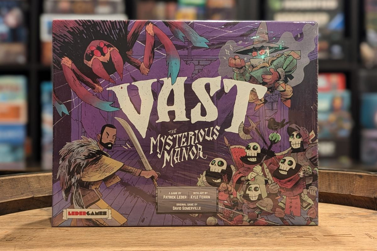 Leder Games Vast: The Mysterious Manor – Englischsprachiges Brettspiel-Abenteuer